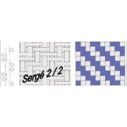 Tissus de carbone HR 6 K Sergé 2/2 285 g/m² en 120 cm de large