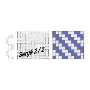 Tissus de carbone Sergé 2/2 HR 6K TR50S 280 g/m² en 100 cm de large