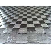 DYF 15 160P Dynanotex Aluminisé Taffetas Carbone 160 g/m² en 100 cm large
