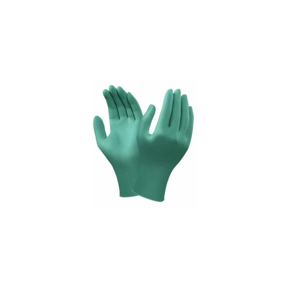 Gants nitrile verts (boîte de 100)