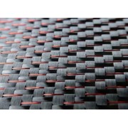 GGCu 300T Sergé Carbone Cuivre Rouge 300 g/m² en 100 cm de large