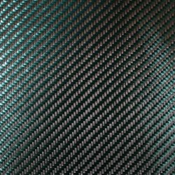 GDC 210T Sergé Carbone Polyester Vert 210 g/m² en 100 cm de large