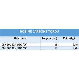 CBX 600 12k t700 version D "tordu"