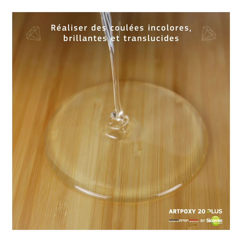 ARTPOXY 20 PLUS - Résine époxy pour coulée de moyenne épaisseur 2 cm