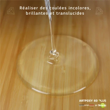 Artpox 60 PLUS - RBio-Based Epoxy Resin for Casting Up to 6 cm, High Durability