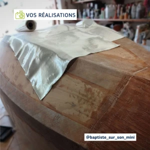 Biaxial de verre E Bx450  - En bande découpées