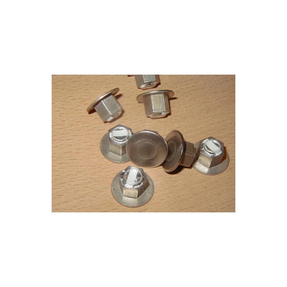 Box of 10 inserts M6 Inox diameter 6-length 8 mm