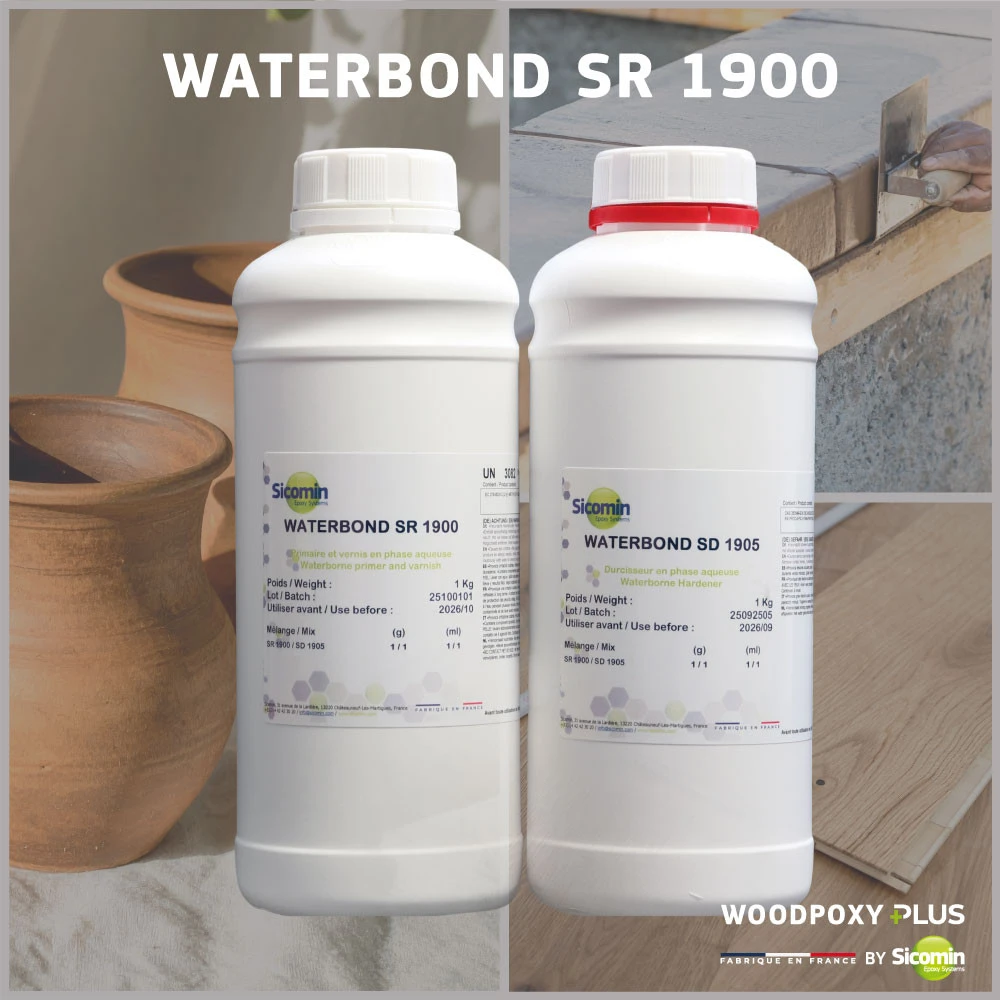 Résine époxy Waterbond SR 1900 + Durcisseur 1905