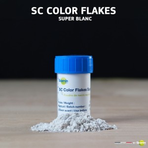 SC Color Flakes blanc