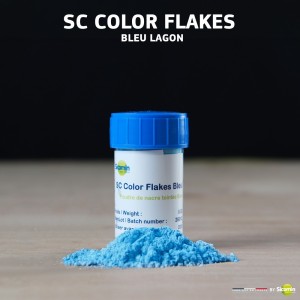 SC Color Flakes bleu lagon