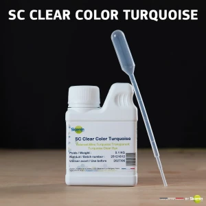 SC Clear color Turquoise no1 in 0.1kg + 5ml pipette