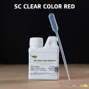SC Clear Color Rouge N°1 en 0.1kg + pipette 3,1ml