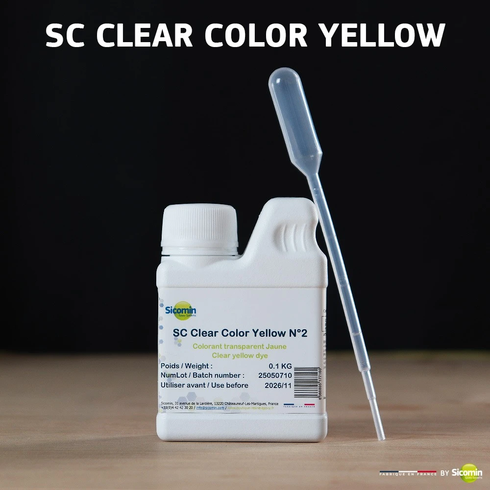 SC Clear Color Jaune N°1 en 0.1kg + pipette 3,1ml
