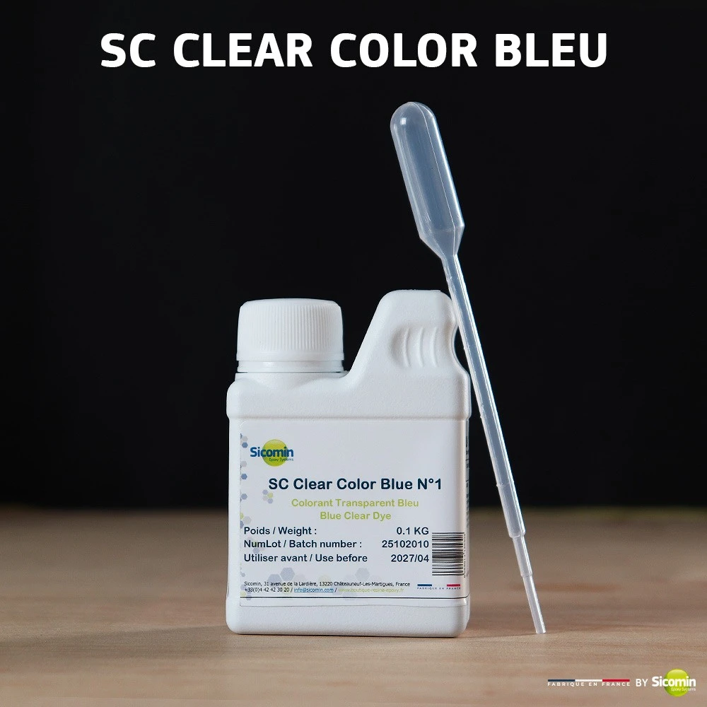 SC Clear color Blue no1 in 0.1kg + 5ml pipette
