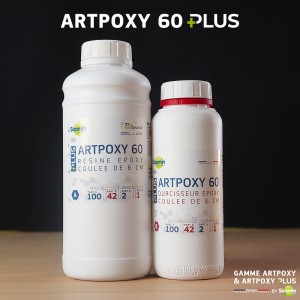 Artpox 60 PLUS - RBio-Based Epoxy Resin for Casting Up to 6 cm, High Durability