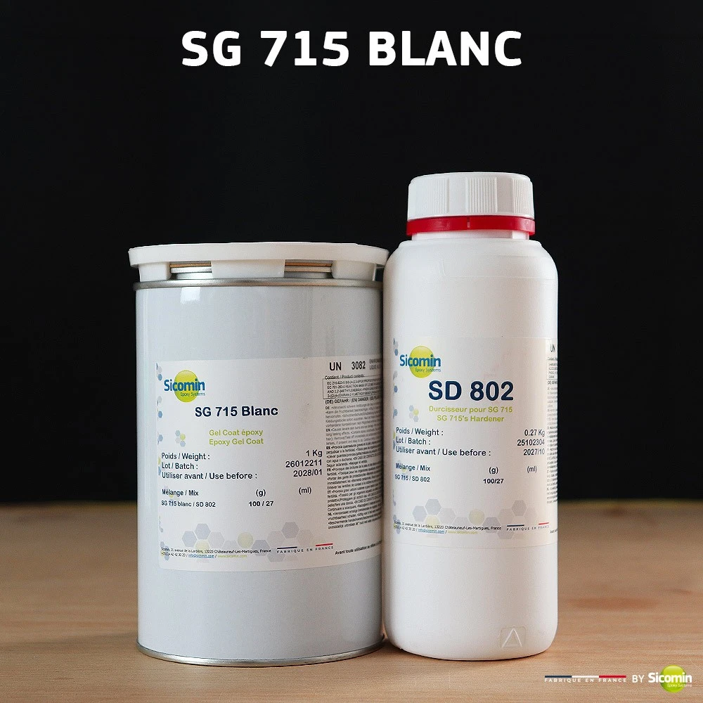 Epoxy Gelcoat SG 715 White + Hardener SD 802