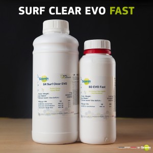 Résine époxy SR Surf Clear EVO + Durcisseur Surf Clear EVO Fast 1,41 Kg
