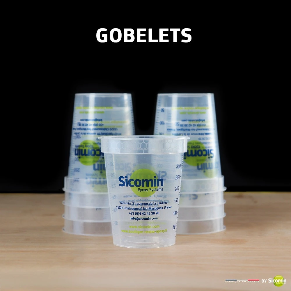 10 Graduated 350 ml Mixing Cups
