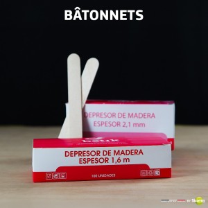 Bâtonnets bois pour mélange résine époxy