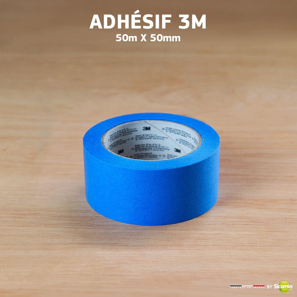 Adhesive 3M Blue 50m x 50mm (long lasting)
