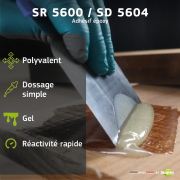 Résine époxy SR 5600 + Durcisseur standard SD 5604