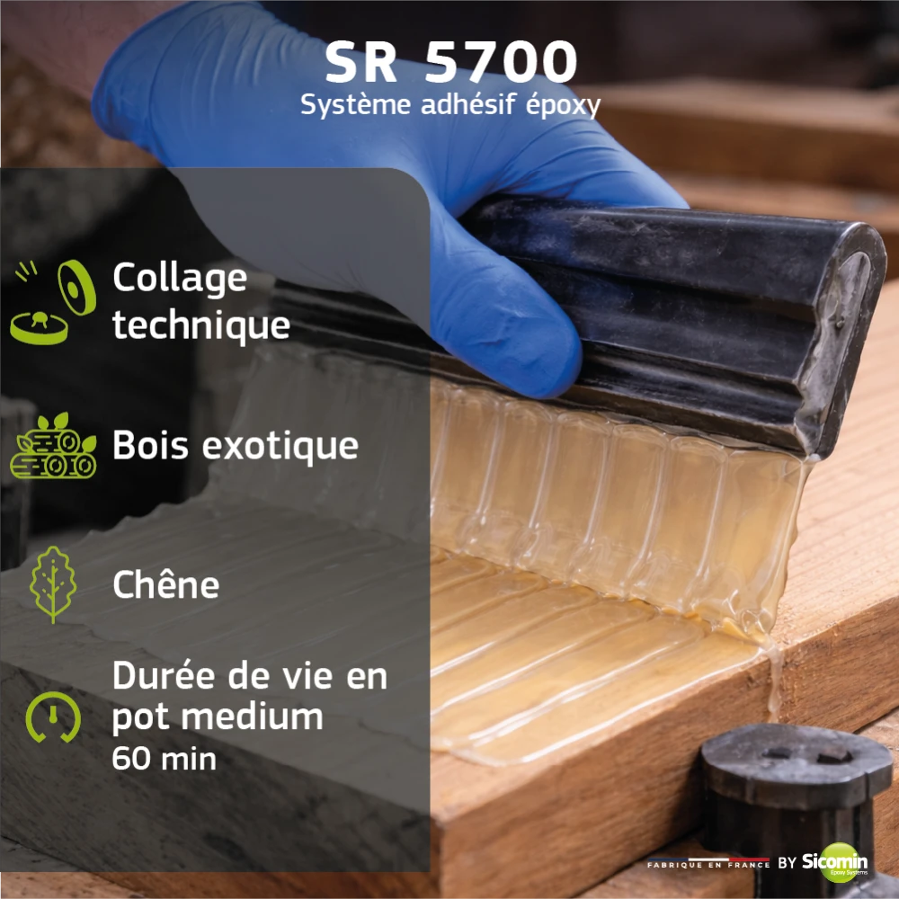Résine époxy SR 5700 + Durcisseur standard SD 5703
