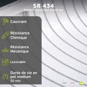 Résine époxy SR 434 1 Kg + Durcisseur SD 4341 0,39 Kg