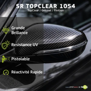 Résine SR Top Clear 1054 + Durcisseur SD Top Clear 1533