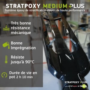 STRATPOXY MEDIUM PLUS - Résine époxy de stratification hautes performances