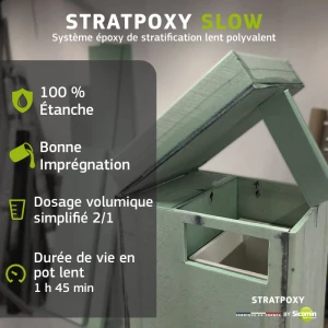 Résine époxy GreenCast 160 + Durcisseur très lent SD 7160