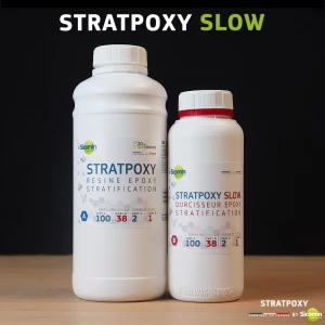 STRATPOXY SLOW - Résine époxy de stratification - Kit de 1 Kg