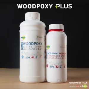 WOODPOXY PLUS - Résine époxy pour stratification & collage bois