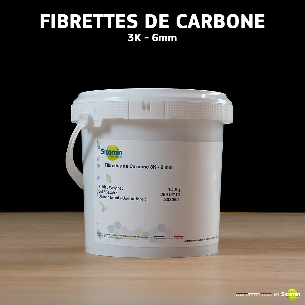 Fibrettes de carbone