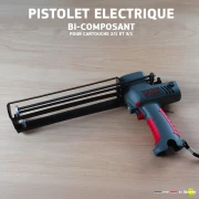 Pistolet électrique bi-composant pour cartouche 2/1 et 3/1