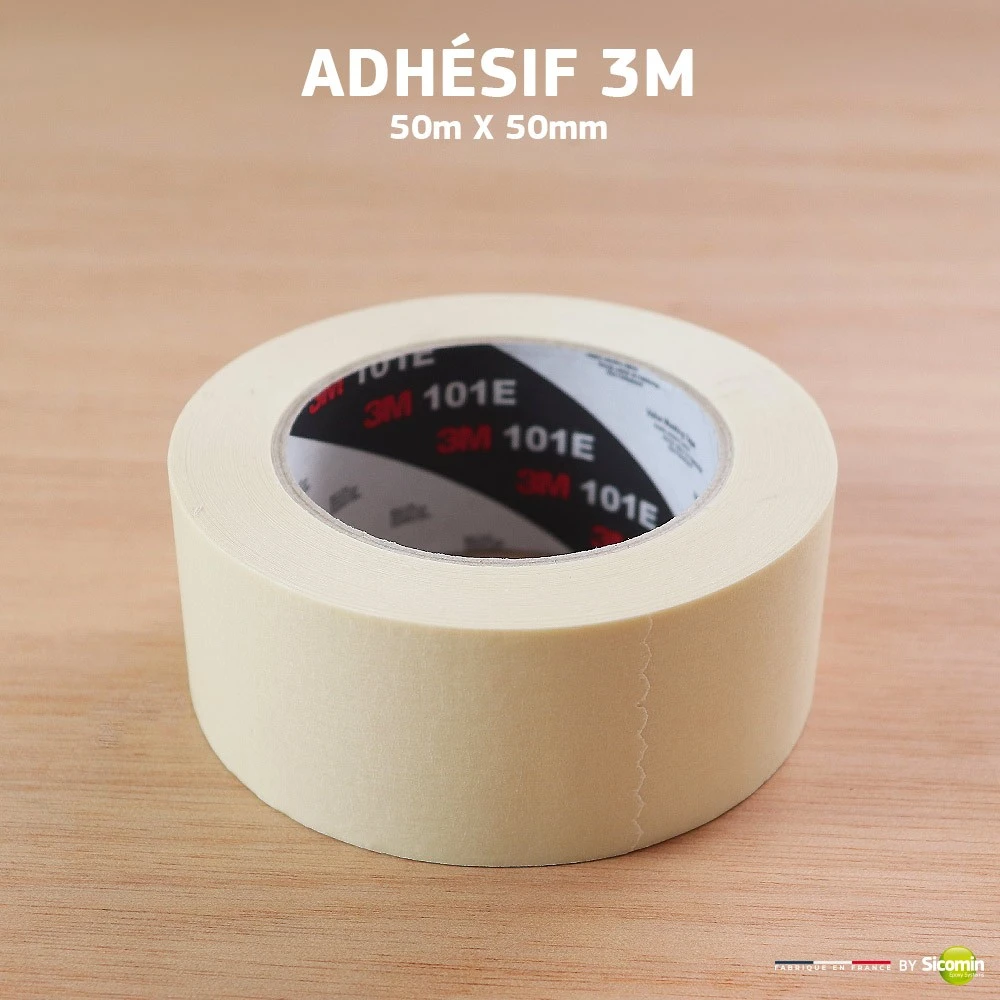 Adhesive 3M White 50m x 50mm (standard)