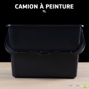 Camion à peinture 7 litres noir