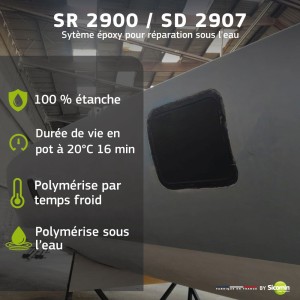 SR 2900 / SD 2907 - Résine époxy pour réparation sous l'eau