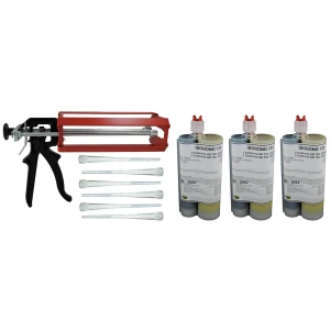 Kit pistolet bi-composant + 3 cartouches Isobond 735 + 6 embouts plastique