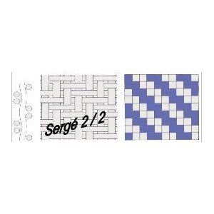 Tissus de verre E Sergé 2/2 162 g/m² en 80 cm de large