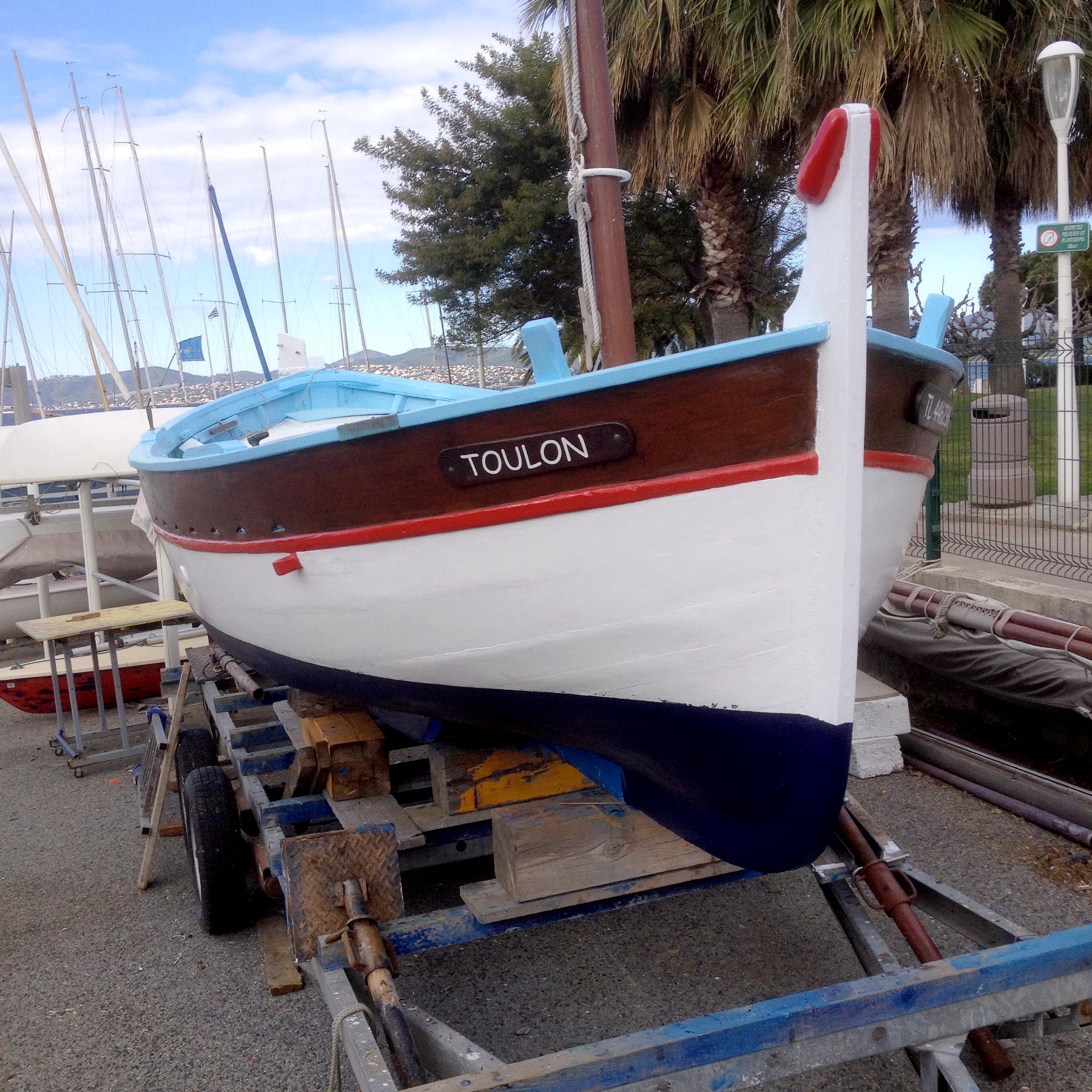 Réparation de "plaies" sur pointus en bois Sicomin