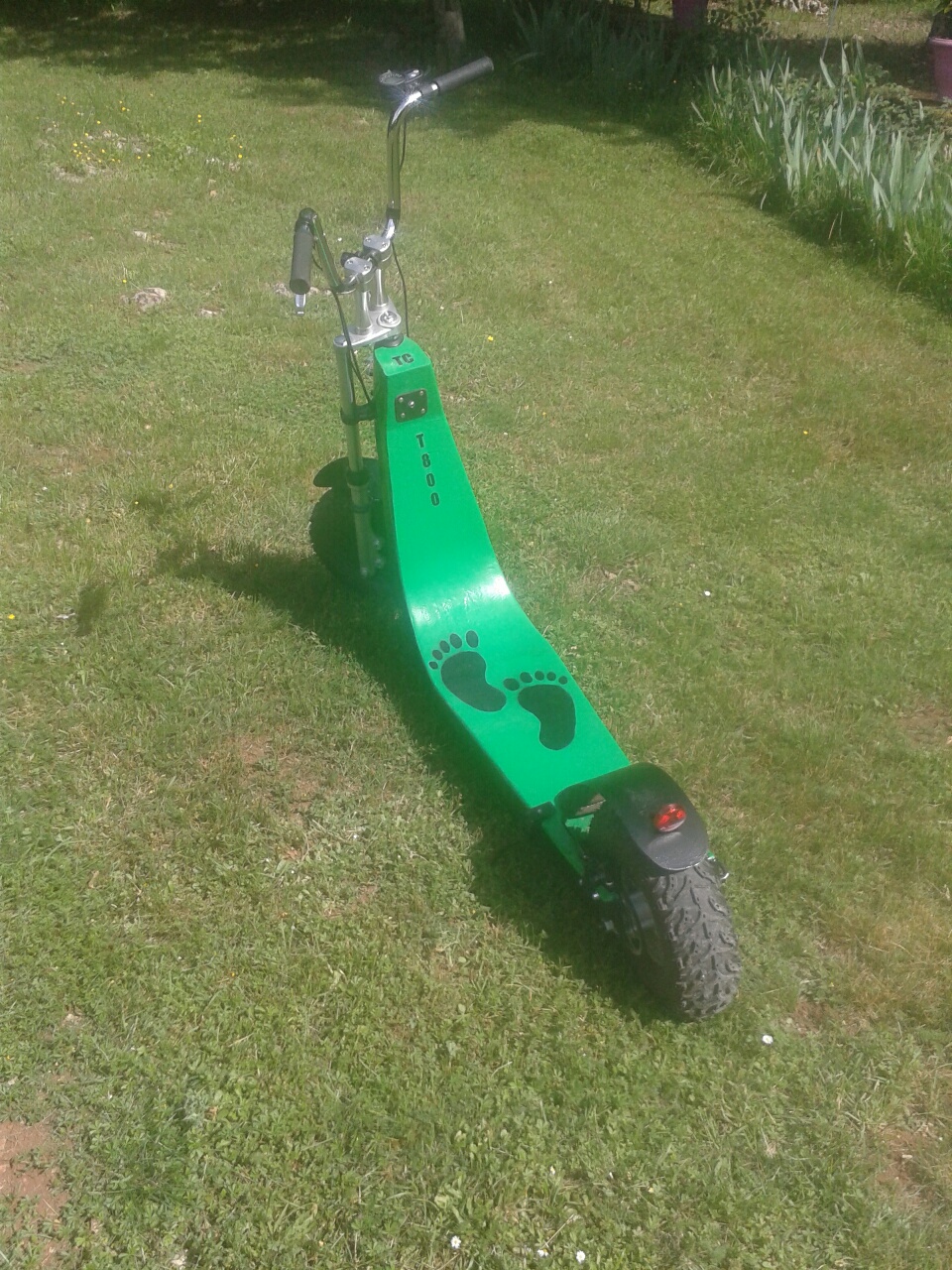 Confection d'une Trottinette en résine epoxy bio sourcée Infugreen 810 Sicomin