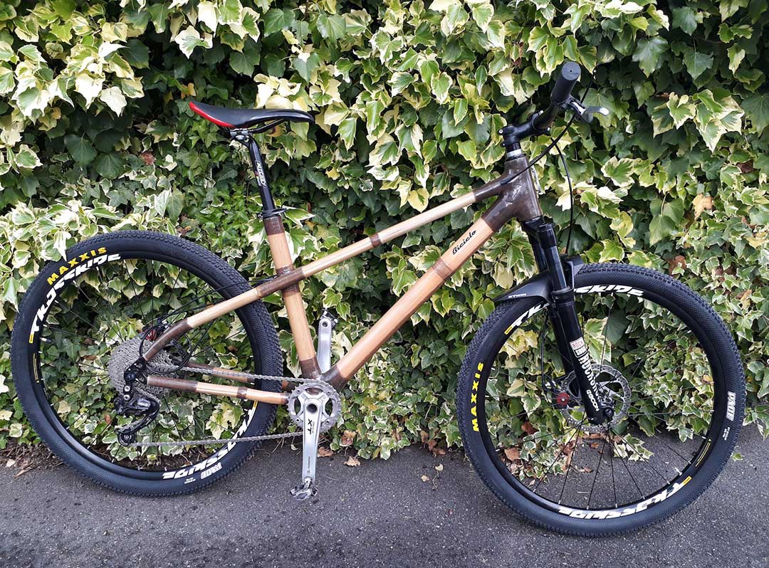 Building a bamboo mountain bike using the bio-based GreenPoxy 56 epoxy resin Sicomin