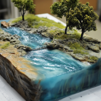 Entretien et réparation des maquettes avec de la résine époxy Sicomin