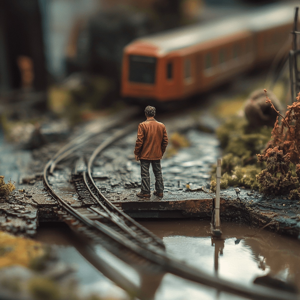 La résine époxy dans le modélisme ferroviaire : réalisation de rivières et paysages réalistes Sicomin