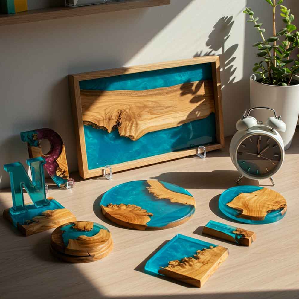 5 idées déco faciles à faire avec de la résine et du bois ! Sicomin