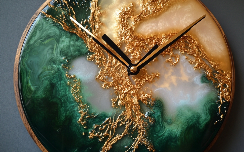 Fabriquer des horloges murales design avec de la résine époxy Sicomin