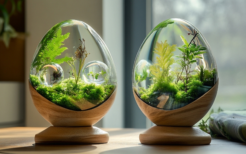 Intégrer des plantes dans ses créations en résine : guide pour terrariums décoratifs