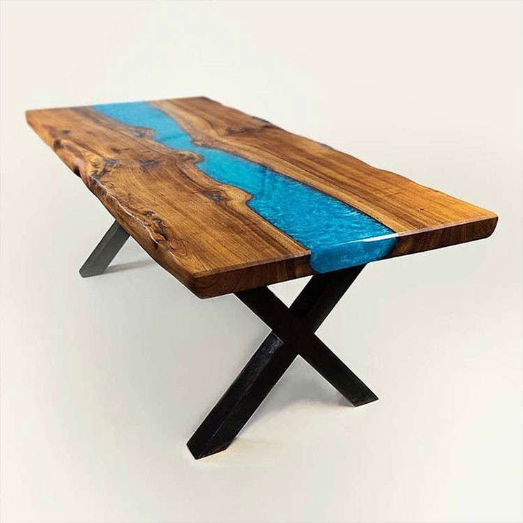 River table in bio-sourced epoxy resin Sicomin